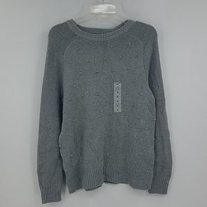 OLD NAVY NWOT gray sweater with knots